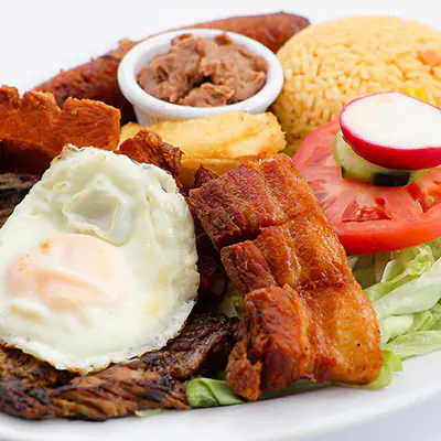 Plato montanero at Los Pinos Chelsea MA